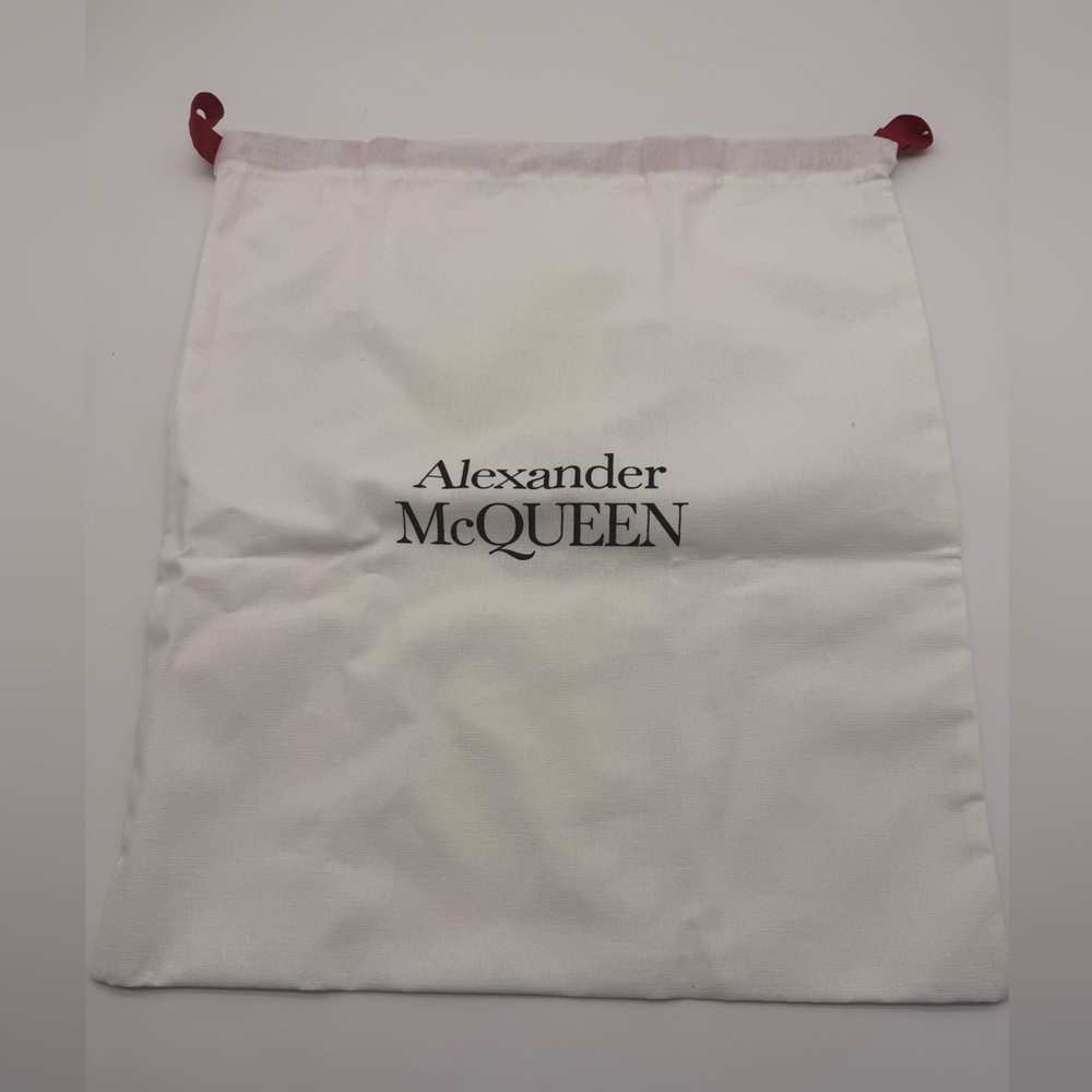 Alexander McQueen White Bag with Red Accent